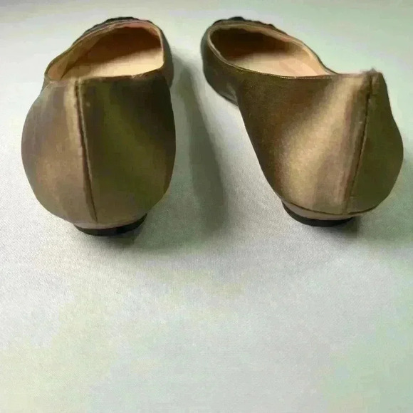 Loeffler Randall Women's Tan/ Blue Flats Size 6 used, but in beautiful shape! - Picture 5 of 8